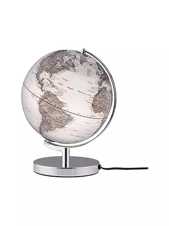 EMFORM | Leuchtglobus Terra Light 25cm silber | 